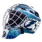 Franklin Sports Tampa Bay Lightning NHL Hockey Goalie Face Mask - Goalie Mask for Kids Street Hockey - Youth NHL Team Masks for Kids