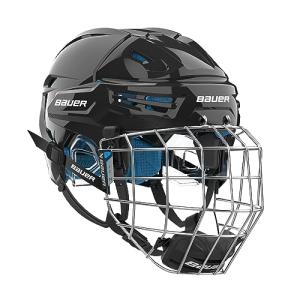 Bauer Re-Akt 65 Hockey Helmet Combo - Small Black