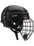 CCM Tacks 70 Senior Hockey Helmet Combo, Black