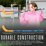 Franklin Sports NHL Kids Street Hockey Stick + Balls Set - Youth 40" Street Hockey Stick + (2) Outdoor Roller Hockey Balls - Kids Junior Hockey Starter Set
