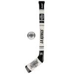 Franklin Sports Los Angeles Kings NHL Mini Soft Hockey Stick Set - Great Toy for Kids- NHL Team Soft Foam Mini Knee Hockey Stick and Ball Set
