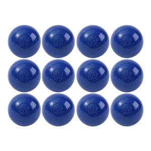 Mylec Street Hockey Balls, No-Bounce Hockey Balls, Perfect for Play at Less Than 30 Degrees F, Durable Construction, Stree & Roller Hockey Ball for Outdoor Play - Blue 12 Pack