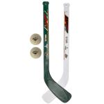 Franklin Sports NHL Minnesota Wild Mini Hockey 2 Piece Player Stick Set