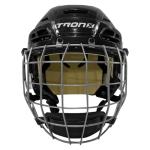 TronX Stryker Hockey Helmet with Black Cage, Large