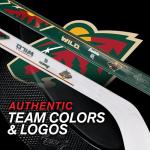 Franklin Sports NHL Minnesota Wild Mini Hockey 2 Piece Player Stick Set