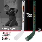 Franklin Sports NHL Minnesota Wild Mini Hockey 2 Piece Player Stick Set