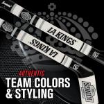 Franklin Sports Los Angeles Kings NHL Mini Soft Hockey Stick Set - Great Toy for Kids- NHL Team Soft Foam Mini Knee Hockey Stick and Ball Set