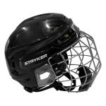 TronX Stryker Hockey Helmet with Black Cage, Large