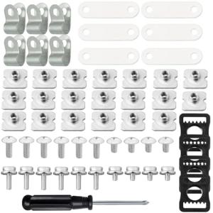 Hockey Helmet Repair Kit with Visor Clips and Tools