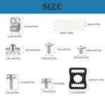 Hockey Helmet Repair Kit with Visor Clips and Tools