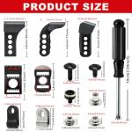 Hockey Helmet Repair Kit with 38 Essential Parts