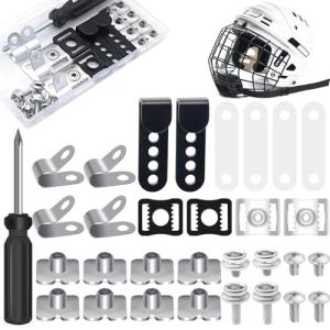 31-Piece Hockey Helmet Repair Kit with Accessories