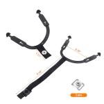 Hockey Helmet Chin Strap with Snap and Ear Loops