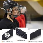 Hockey Helmet Chin Strap with Snap and Ear Loops
