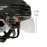 TronX S40 Vented Hockey Helmet with Clear Visor