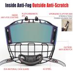 GY PC300 Full Face Shield Combo – Revo Red