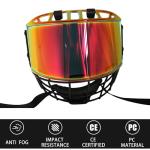 GY PC300 Full Face Shield Combo – Revo Red