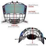 GY PC300 Full Face Shield Combo – Revo Red