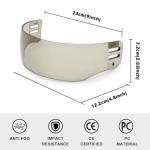 GY Hockey Half Face Visor - Smoke