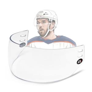 Clear Anti-Fog Hockey Half Visor for Youth & Adults