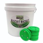 Green Biscuit 15-Pack Street Hockey Pucks
