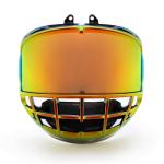 GY Hockey Junior Full Face Shield Visor - Revo Red