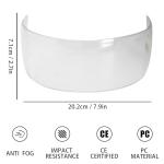GY M88 Clear Hockey Helmet Half Face Visor