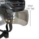 TronX S40 Vented Smoke Hockey Helmet Visor