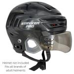 TronX S40 Vented Smoke Hockey Helmet Visor