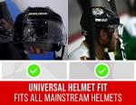 Ronin X Hockey Visor - Anti Fog & Scratch Resistant