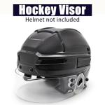 Clear Hockey Helmet Visor - Anti-Scratch, Anti-Fog