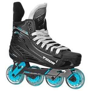 Tour Hockey Code DK9 Roller Hockey Skates, Black, Size 7