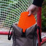 Top Shelf Targets 4 Pack Magnetic Hockey & Lacrosse Goal Targets - 8-Inch Orange