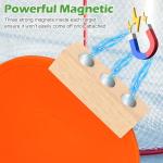 4P Magnetic Hockey Shooting Targets, Luxiv Silicone Shooting Goal Discs for Training Magnet Lacrosse Goal Targets for Soccer, Baseball Practice