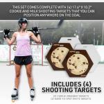 Franklin Sports Shooting Targets - Hockey + Lacrosse Goal Shooting Targets + Training Equipment - Practice for Hockey + Lacrosse - Backyard Training + Practice Equipment