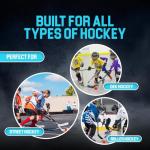 12-Pack All-Weather Street Hockey Balls - Durable & Bright