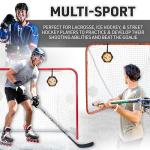 Franklin Sports Shooting Targets - Hockey + Lacrosse Goal Shooting Targets + Training Equipment - Practice for Hockey + Lacrosse - Backyard Training + Practice Equipment