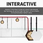 Franklin Sports Shooting Targets - Hockey + Lacrosse Goal Shooting Targets + Training Equipment - Practice for Hockey + Lacrosse - Backyard Training + Practice Equipment