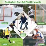 4P Magnetic Hockey Shooting Targets, Luxiv Silicone Shooting Goal Discs for Training Magnet Lacrosse Goal Targets for Soccer, Baseball Practice