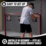 Better Hockey Extreme Goal Targets - Sharp Shooting Training Aid - Helps You Score More Goals - Installed in Seconds - Fits Any Regulation Size Nets - Used by The Pros