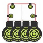 Hikeen 4 Pcs Professional Hockey Targets-Durable 5mm Thick PVC Goal Targets Can Withstand Powerful Shooting，Ideal Training Equipment for Hockey, Lacrosse, Soccer Accuracy Practice