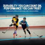 12-Pack All-Weather Street Hockey Balls - Durable & Bright