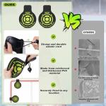 Hikeen 4 Pcs Professional Hockey Targets-Durable 5mm Thick PVC Goal Targets Can Withstand Powerful Shooting，Ideal Training Equipment for Hockey, Lacrosse, Soccer Accuracy Practice