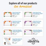 Top Shelf Targets Sniper 8-inch Magnetic Shooting Targets Limited Edition Purple for Hockey and Lacrosse Excellent Practice Tool & Training Equipment Now with Free Set of tethers.