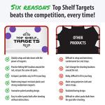 Top Shelf Targets Sniper 8-inch Magnetic Shooting Targets Limited Edition Purple for Hockey and Lacrosse Excellent Practice Tool & Training Equipment Now with Free Set of tethers.