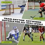 Hikeen Heavy Duty Magnetic Hockey Shooting Targets-7.9" Accuracy Trainers Hockey Targets with Hanging Rope for Hockey & Lacrosse Nets(4 Packs)