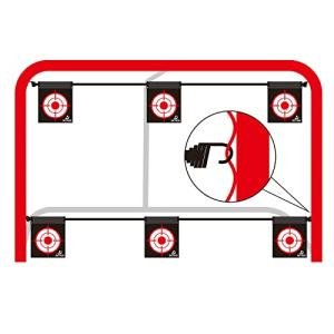 DUTYBOD Hockey Shooting Target Soft Hockey Shooting Targets Practice Tool & Training Equipment Easy to Install Hockey Shooting Training Aid