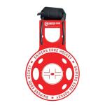 NOVO Hockey Shooting Targets by Snipers Edge – Durable Training Targets for All Levels – High-Visibility Red with White Center – Quick Clip-On Fit for Any Goalpost – Assembled in USA