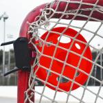 NOVO Hockey Shooting Targets by Snipers Edge – Durable Training Targets for All Levels – High-Visibility Red with White Center – Quick Clip-On Fit for Any Goalpost – Assembled in USA