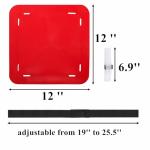 Tebery 4 Pcs Soccer Goal Target, Goal Shooting Training Targets with Adjustable Straps, Hanging Football Targets for Accuracy Agility, Flexible Soccer Training Equipment for Lacrosse Baseball Hockey